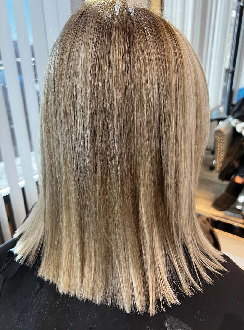 Ash Blonde Keratin Treatment - Smooth Silky Strands