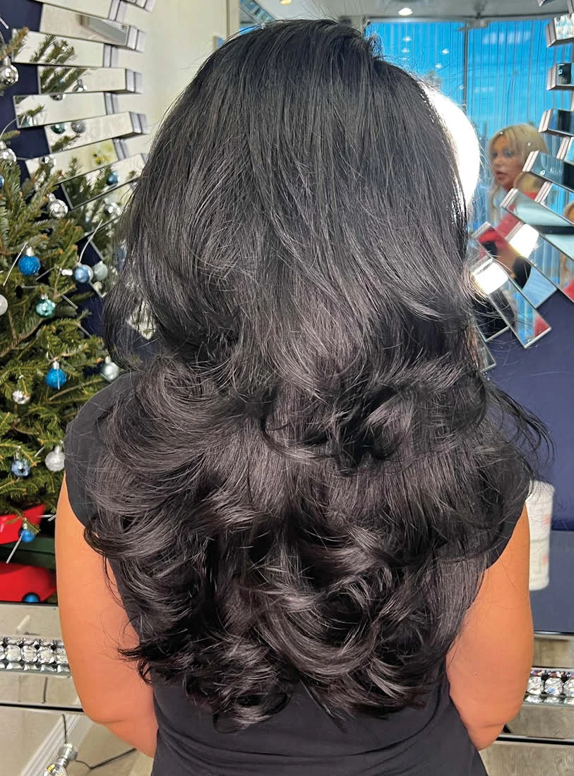 Black Beach Waves - Textured Wavy Hair
