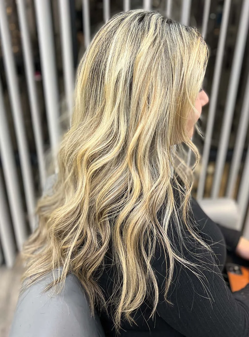 Blonde Layered Beach Waves - Multi-Textured Waves