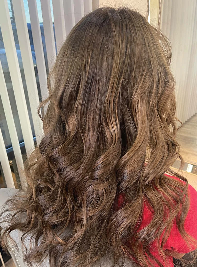 Dark Brown Beach Waves - Rich Textured Waves