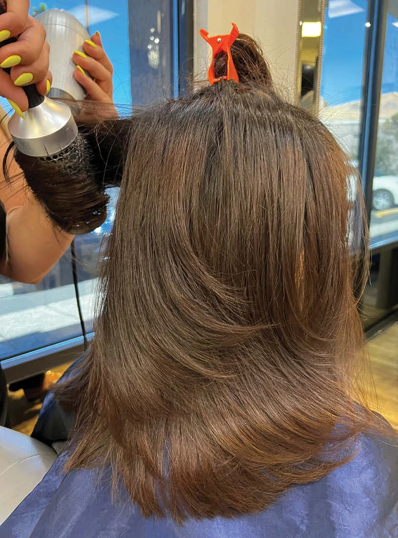 Medium Shoulder-Length Layered Cut