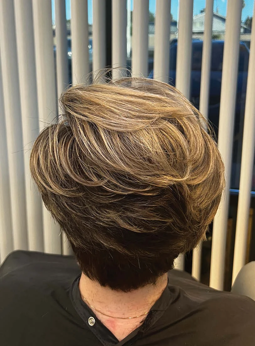 Shoulder-Length Textured Layered Bob