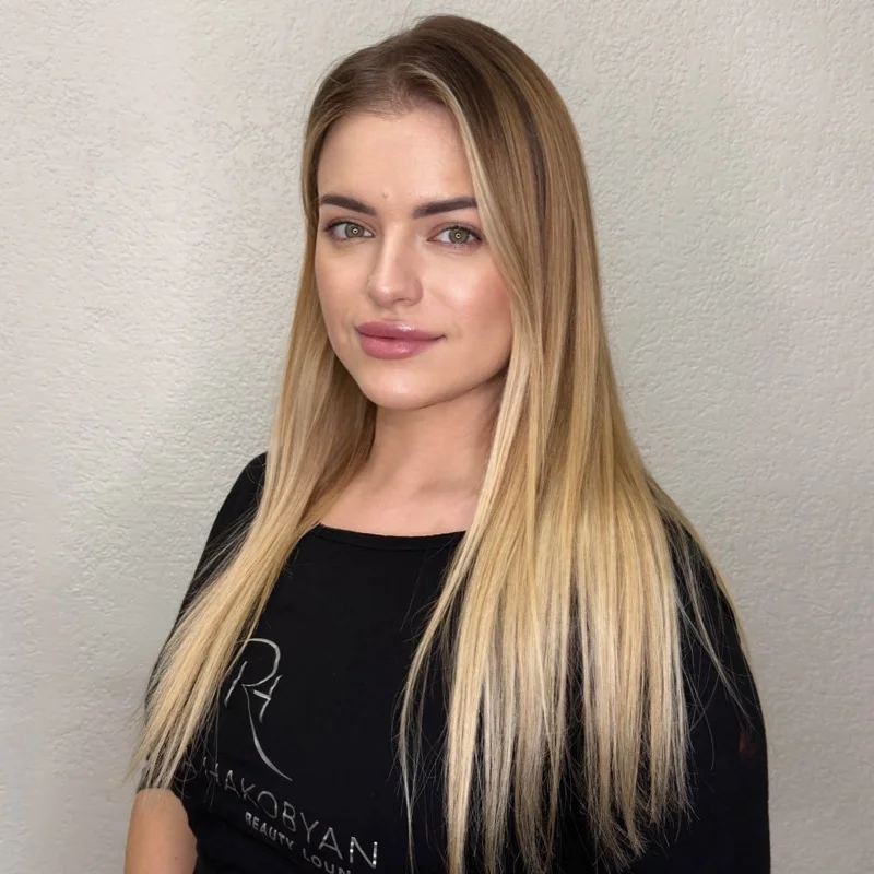 Tania, hair stylist at RH Beauty Lounge in Las Vegas