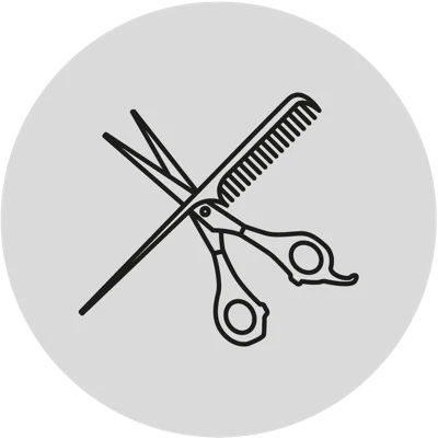 Haircut, styling and hair coloring services at RH Beauty Lounge