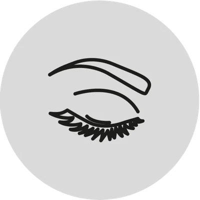 Permanent makeup services including brows and eyeliner at RH Beauty Lounge